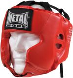 Metal Boxe Bokshelm pu Metal Boxe Rood Unisex Volwassenen One size