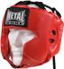 Metal Boxe Bokshelm pu Metal Boxe Rood Unisex Volwassenen One size