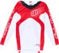 Troy Lee Designs GP Pro Frames Motocross-trui Wit/rood 2XL
