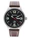 Messerschmitt ME-6332-DD1 Herrenuhr für Flieger DayDate Braun/Schwarz