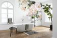 Komar Vlies fotobehang Nasrin - woonkamer, slaapkamer, rozen, bloemen, grootte: 300 x 280 cm (breedte x hoogte) - 6 banen - baanbreedte 50 cm