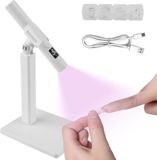 Merkloos / Sans marque Holland Connections Elektrische Nageldroger Minicure UV-lamp voor Nagels Draagbare UV-nagellamp met Timermodi USB-opladen - Gelnagels - LEDlamp - Nagellak Drogerapparaat