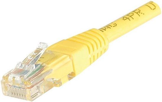 CUC Connect 846953 netwerkkabel 1,5 m Cat5e U/UTP (UTP) Geel
