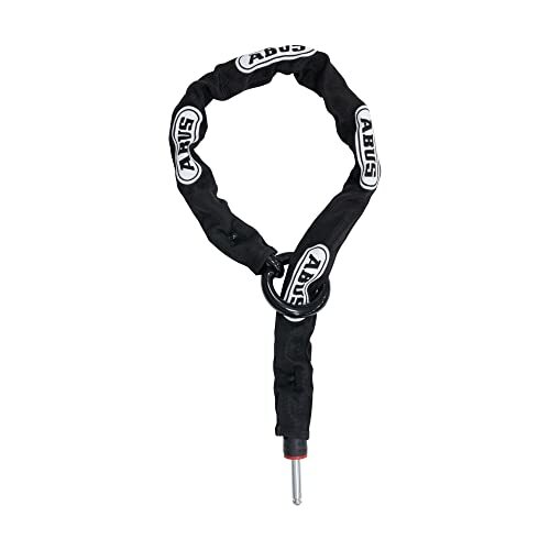 Abus ringslot-insteekketting - Adaptor Chain 2.0 6KS - Ketting voor secundaire fietsbeveiliging - 6 mm dik - 85cm lang - zwart - met slottas 5953