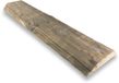 wandplanken.nl Étagère demi-ronde Barnwood 250 x 24 cm - Pin - Brun