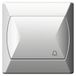 Enkele Grote Knop Base Reactieve Push Release Deurbel Schakelaar Wit