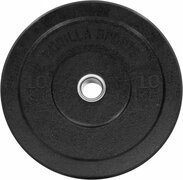 Gorilla Sports Bumper Plate - Halterschijf - 10 kg - Rubber - 50 mm