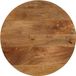 vidaXL Tafelblad rond Ø 50x2,5 cm massief ruw mangohout