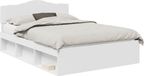 vidaXL Bedframe met hoofdeinde Wit 140 x 200 cm Massief grenenhout