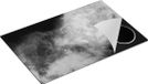 Chefcare Inductie Beschermer Abstracte Kunst - Luxueuze Marmer - Zwart Wit - 80x52 cm