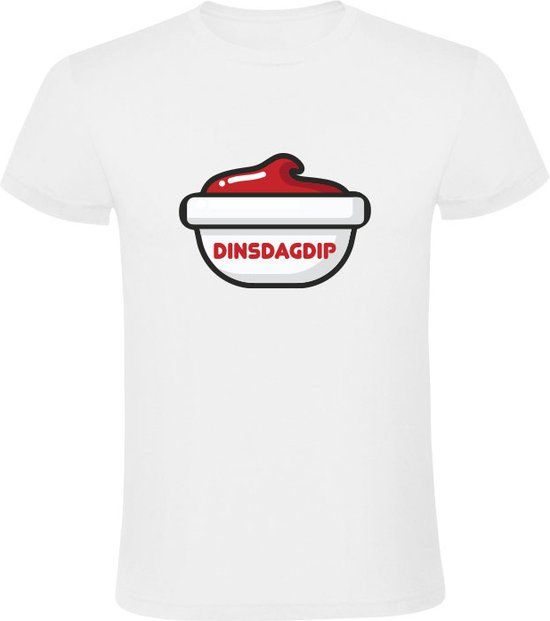 Sol's Dinsdagdip Heren T-shirt XL - Wit