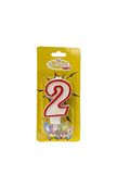 Kaars cijfer "2"