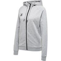Hummel Move Grid - Dames Hoodie met Ritssluiting - Katoen