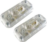Orbit Interrupteur électronique - Marche ou Arrêt - 6x2,5x2cm - 2A 250V - Transparent - Par 2 pièce(s)