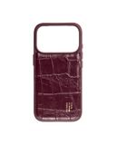 iDeal of Sweden Fine Wine Croco mobiele telefoon behuizing Rood voor Apple iPhone 17 Pro Max/18 Pro Max