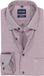 OLYMP Luxor modern fit overhemd - mouwlengte 7 - structuur - bordeaux rood - Strijkvrij - Boordmaat: 40 (EU maat: M)