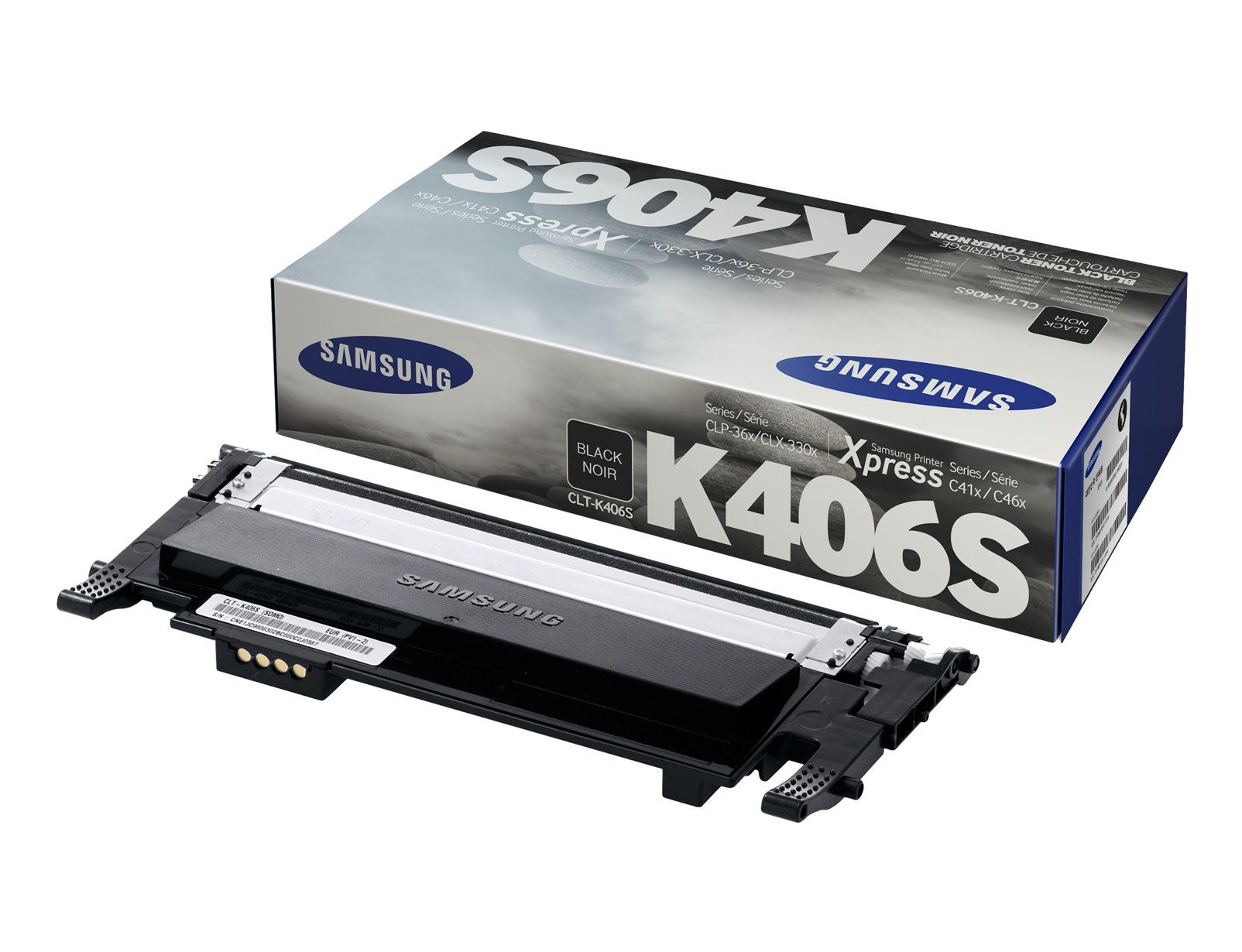 Samsung CLT-K406S Toner Cartridge - Black - 1500 Pages