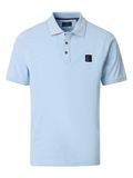 CASAMODA Polo Jersey Tipping Lichtblauw - Maat 4XL - Heren