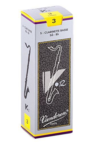 Vandoren Bas Klarinet V12 Rieten - 5 stuks - 3.0