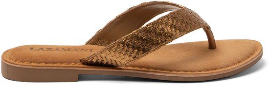 Lazamani Jule Dames Teenslippers Copper - Maat 42