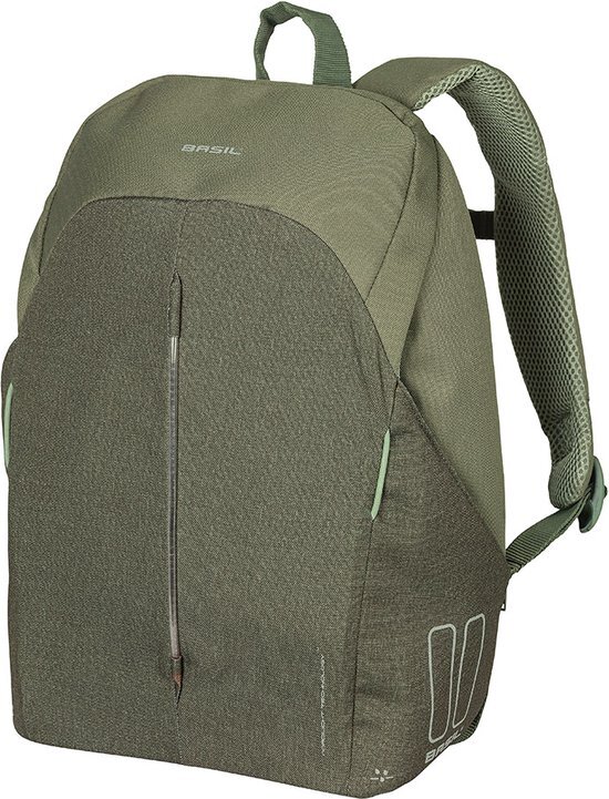 Basil Fietsrugzak B-Safe Nordlicht Backpack 13L Groen