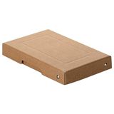 Originele FALKEN PureBox Nature, Made in Germany, hoogte 25 mm, DIN A6, opbergdoos met stevig kartonnen deksel