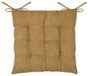 Stof Textile stoelkussen Dandy - camel - 38 x 38 x 5 cm