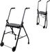 Mobiclinic Emerita - Rollator à roulettes - Léger et pliable - Noir