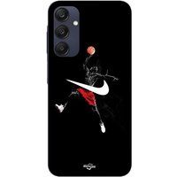 Nike Coque Pour Samsung galaxy A25 Jordan logo fond noir Maniacase