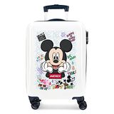 Disney Mickey Be Cool koffer, wit, 38 x 55 x 20 cm, handbagage