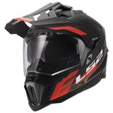 LS2 Casque Explorer Hexa MX701 noir / rouge / gris taille M