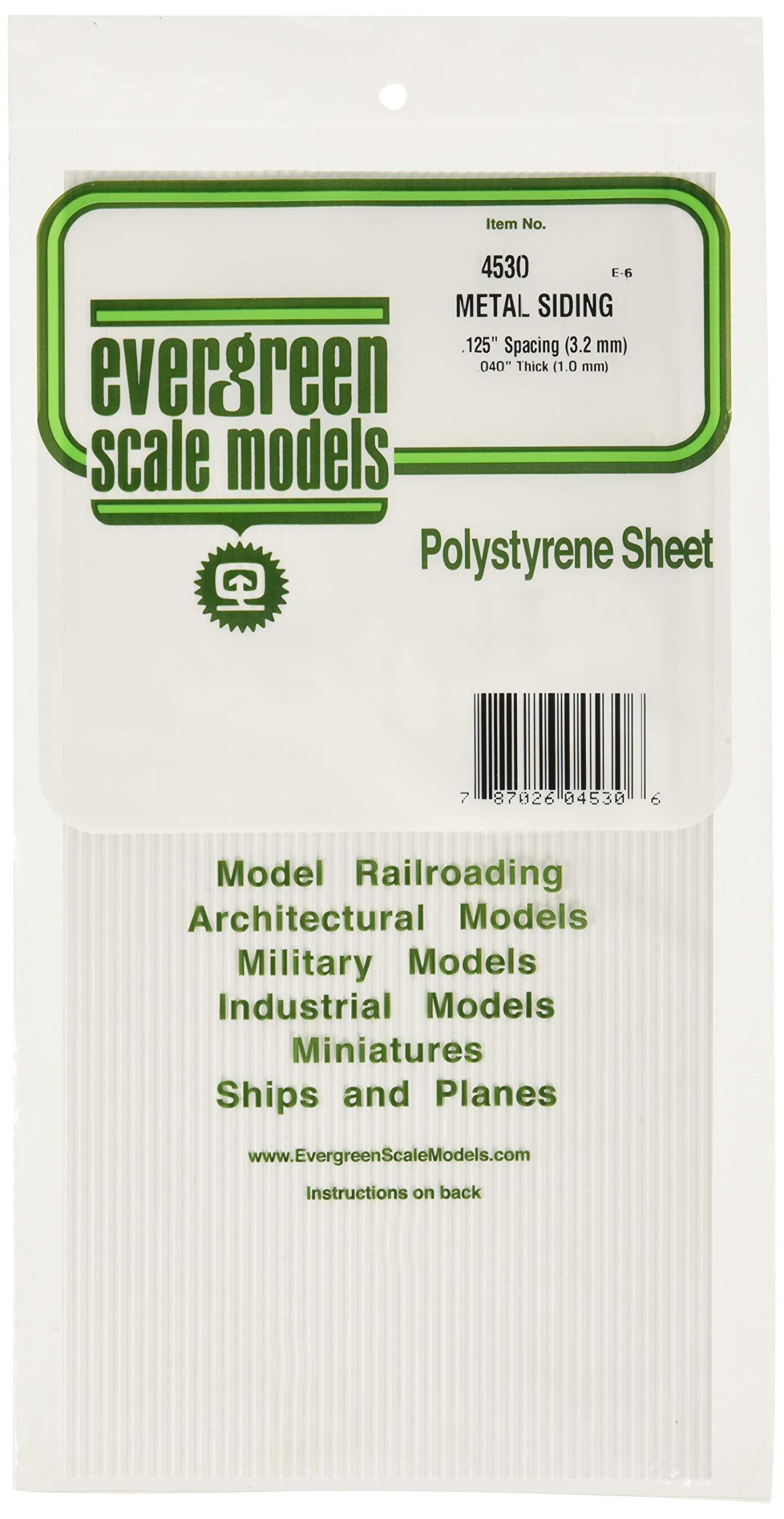 Evergreen Evergreen Scale models Metaalwand 1mm prof. 3.2