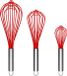 TEEVEA Ballon garde en silicone rouge, 3 pièces