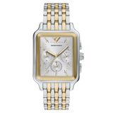 Emporio Armani AR11752 Heren Polshorloge Zilverkleurig Staal 38mm