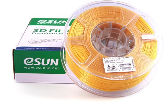 ESUN PLA+ Gold - 1.75mm - 3D printer filament
