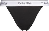 Calvin Klein dames high leg tanga (1-pack) - tanga slip - zwart