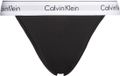 Calvin Klein dames high leg tanga (1-pack) - tanga slip - zwart