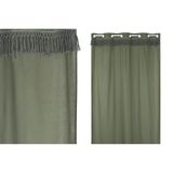 CORTINA Algodon Reciclado 140x260x260 Flecos Groen