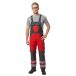 Mascot Safe Light Amerikaanse overall met kniezakken 15969-948 - hi-vis rood/donkerantraciet - C58 - 76