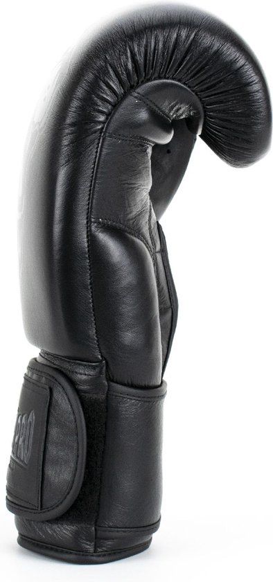 Super Pro Combat Gear Legend Lederen (kick)bokshandschoenen Zwart 18oz
