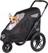 Breeze Petique Breeze Luxe Hondenbuggy en Fietskar Zwart
