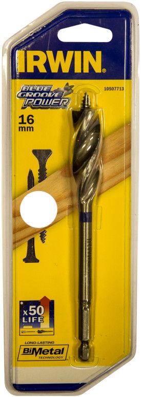 Irwin Speedboor 16x152mm Blue Groove Power
