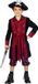 Wilbers Piraat Kostuum Jongen Burgundy Premium - Maat 164