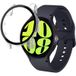 Phonillico® Samsung Galaxy Watch 6 44 mm Étui rigide transparent avec verre trempé