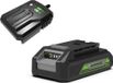 Greenworks accu G24B2 en oplader G24UC