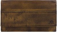 GREENBURRY portemonnee Destressed RV-Wallet RFID Dirty Yellow mosterdgeel