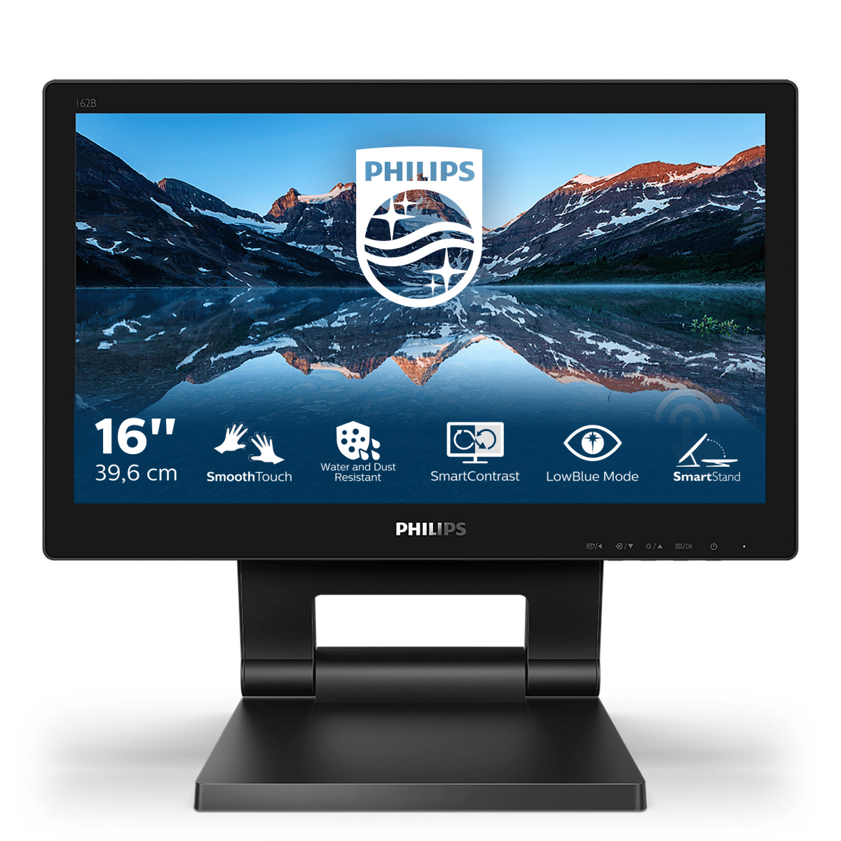 Philips 162B9T/00 - 15.6" HD Touchscreen Monitor - Black