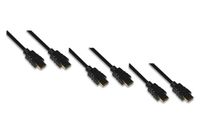 LINK LKCHD202E03 3-pack HDMI-kabel 2m 4K @60Hz + 18Gbps met vergulde contacten