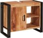 vidaXL meuble sous lavabo, marron, 71 x 33 x 58 cm, bois d'acacia massif