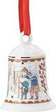 Hutschenreuther Kerstklokje 2021 - Wit - Porselein - 7 cm